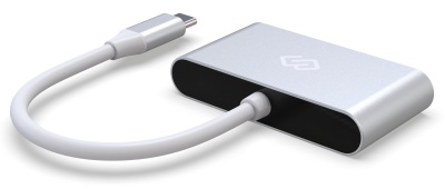 Устройство чтения карт памяти USB Type-C Digma CR-C2501-S серебристый