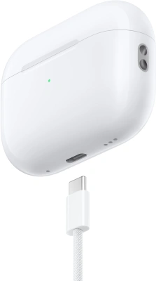 Гарнитура внутриканальные Apple AirPods Pro 2 2023 A3047/A3048/A2968 белый беспроводные bluetooth в ушной раковине (MTJV3LL/A)