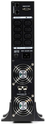 Источник бесперебойного питания Бастион 3000-Rack-In-4X9-E 2100Вт 3000ВА черный
