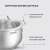 Кастрюля Rondell Calypso RDS-1671 3.8л. d=20см (с крышкой) стальной