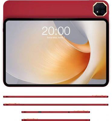 Планшет Teclast T65Plus Premium set G99 (2.2) 8C RAM8Gb ROM128Gb 13.4" IPS 1920x1200 4G Android 15 красный 13Mpix 8Mpix BT WiFi microSD 1Tb 10000mAh 32hr
