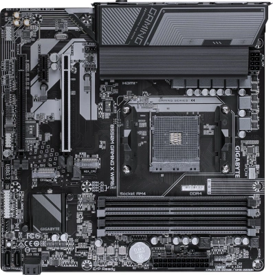 Материнская плата Gigabyte B550M GAMING X WIFI6 Soc-AM4 AMD B550 4xDDR4 mATX AC`97 8ch(7.1) GbLAN RAID+HDMI+DP