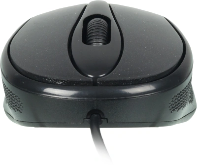 Мышь Оклик 385M черный оптическая 1600dpi USB для ноутбука 3but (1066858)