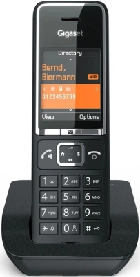 Р/Телефон Dect Gigaset Comfort 550 черный АОН