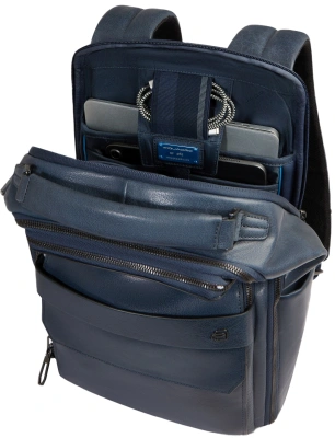 Рюкзак мужской Piquadro Solm CA7022S141/AV серо-голубой натур.кожа