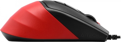Мышь A4Tech Fstyler FM45S Air красный/черный оптическая 2400dpi silent USB 7but (FM45S AIR USB (SPORTS RED))