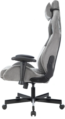 Кресло игровое Knight Outrider LTD серый Light-19 с подголов. крестов. металл
