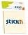 Блок самоклеящийся бумажный Stick`n 21198 76x76мм 100лист. 70г/м2 пастель желтый европодвес