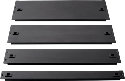 Фальш-панель Lanmaster LAN-DC-TLMFP-1U выс.45мм 1U черный