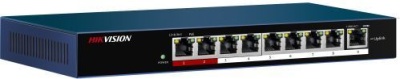 Коммутатор Hikvision DS-3E0109P-E/M(C) 9x100Мбит/с 8PoE+ 58W неуправляемый