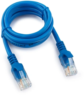 Патч-корд Premier PP10-5M/B 1Гбит/с UTP 4 пары cat.5E 0.02мм Cu molded 5м синий RJ-45 (m)-RJ-45 (m)
