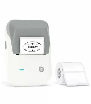 Термопринтер Niimbot B1 (1746795) 203dpi 50мм/с/USB/BT для печ.этик. серый