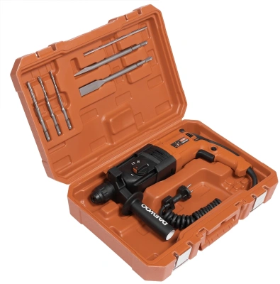 Перфоратор Daewoo DAH 820 патрон:SDS-plus уд.:3Дж 820Вт (кейс в комплекте)