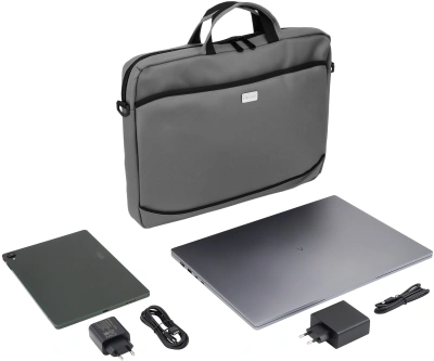 Сумка для ноутбука 17.3" Digma W-211 серый полиэстер (W211GBK)