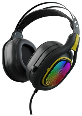 Наушники с микрофоном GMNG HS-L630G черный/желтый 2.2м мониторные оголовье (1533561)
