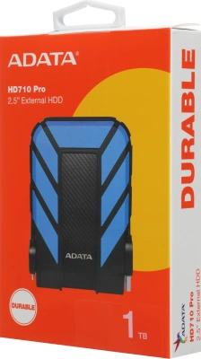 Жесткий диск A-Data USB3.0 1TB AHD710P-1TU31-CBL HD710Pro DashDrive Durable 2.5" синий