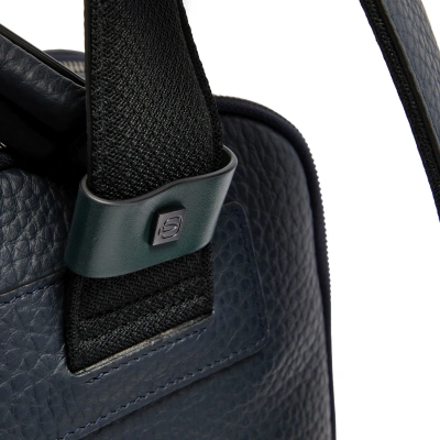 Рюкзак Piquadro Materia CA7263W151/BLUVE синий/зеленый натур.кожа