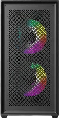 Корпус Accord ACC-1902 черный без БП mATX 7x120mm 2xUSB2.0 1xUSB3.0 audio bott PSU