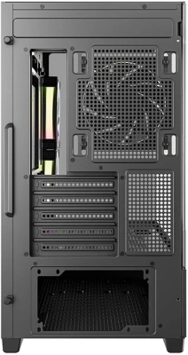 Корпус Deepcool CG380U 3F черный без БП mATX 6x120mm 3x140mm 2xUSB3.0 audio bott PSU