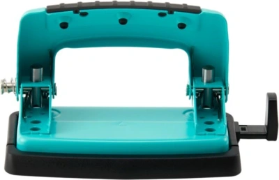 Дырокол Kw-Trio Classic Mini 09065BLUE макс.:10лист. металл синий отв.:2 с линейкой