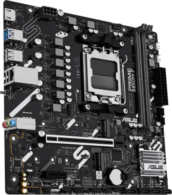 Материнская плата Asus PRIME B850M-F Socket AM5 AMD B850 2xDDR5 mATX AC`97 8ch(7.1) GbLAN RAID+VGA+HDMI
