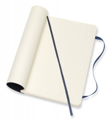 Блокнот Moleskine CLASSIC SOFT QP618B20 Large 130х210мм 192стр. нелинованный мягкая обложка синий сапфир