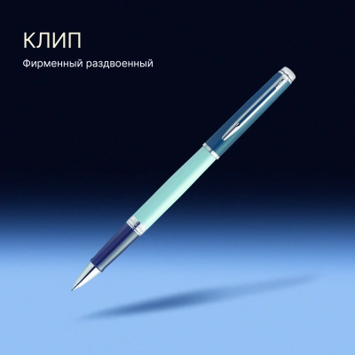 Ручка роллер Waterman Hemisphere Colour Blocking (2190124) Green CT F черн. черн. подар.кор.