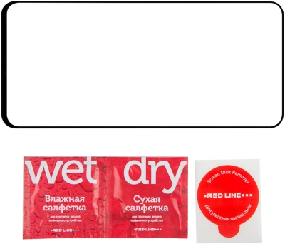 Защитное стекло для экрана Redline черный для Huawei Pura 70 2.5D 1шт. (УТ000039351)