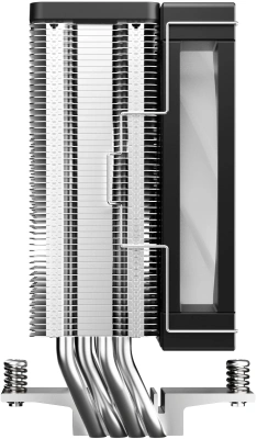 Устройство охлаждения(кулер) Deepcool AG400 G2 ARGB Soc-AM5/AM4/1200/1700/1851 серебристый/черный 4-pin 30.93dB Al+Cu 230W 641gr Ret (R-AG400-BKAMMG2-G)