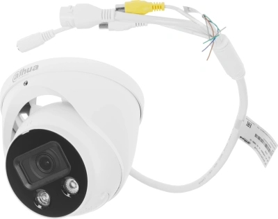 Камера видеонаблюдения IP Dahua DH-IPC-HDW3449HP-AS-PV-0280B-S5 2.8-2.8мм цв. корп.:белый/черный (DH-IPC-HDW3449HP-AS-PV-0280B)