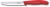 Нож кухонный Victorinox Swiss Classic (6.7831.C1) стальной столовый для овощей лезв.110мм серрейт. заточка красный