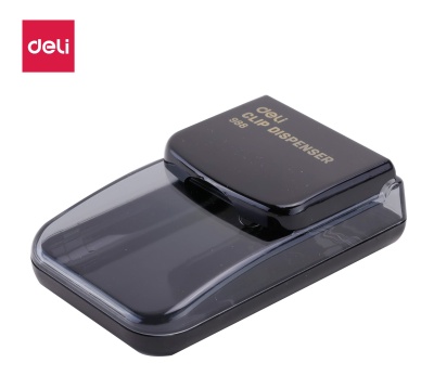 Скрепочница Deli E988 магнитная ассорти картонная коробка