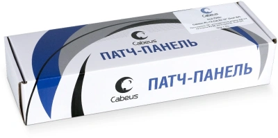 Патч-панель Cabeus PL-12-CAT.5E 10"-DUAL 10" 1U 12xRJ45 кат.5E UTP
