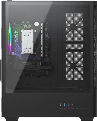 ПК Teclast G03 Ryzen 5 5600 (3.5) 16Gb SSD512Gb RTX3050 6Gb Windows 11 Pro GbitEth WiFi BT 400W черный (G03 560016G5123050BKRU)