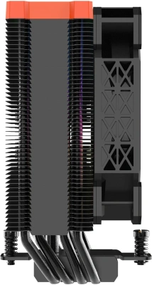 Устройство охлаждения(кулер) Bloody AC-16 ARGB Soc-AM5/AM4/1200/1700/1851 черный 4-pin 20-30dB Al+Cu 220W 590gr Ret (AC-16-ARGB220-BK)