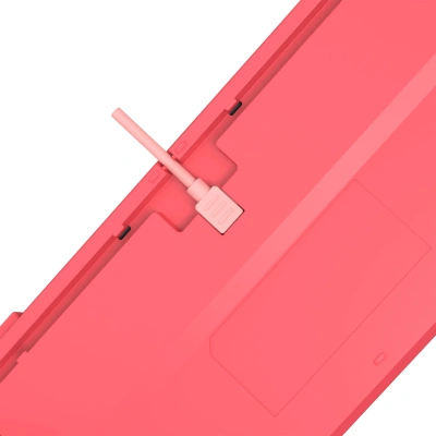 Клавиатура A4Tech S87 Energy механическая розовый USB for gamer LED (S87 USB ENERGY PINK) кабель 1.8м