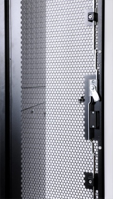 Шкаф серверный ЦМО (ШТК-СП-42.8.10-48АА-9005) напольный 42U 800x930мм пер.дв.перфор. задн.дв.перфор.2-хст. 2 бок.пан. 1350кг черный 690мм 180град. 1950мм