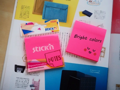 Блок самоклеящийся бумажный Stick`n 27071 76x76мм 80лист. 70г/м2 розовый неон 1цв.в упак.