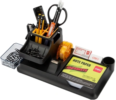 Органайзер настольный Deli E38252A 260x103x150мм черный