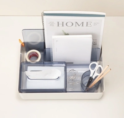 Короб для хранения Deli XDM33grey разборный 315x210x186мм серый пластик (упак.:1шт)