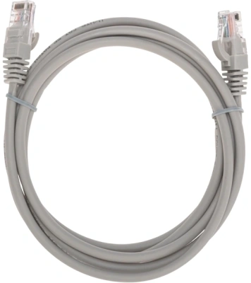 Патч-корд Rexant 02-0100-2 U/UTP RJ-45 вил.-вилка RJ-45 кат.5E 2м серый LSZH