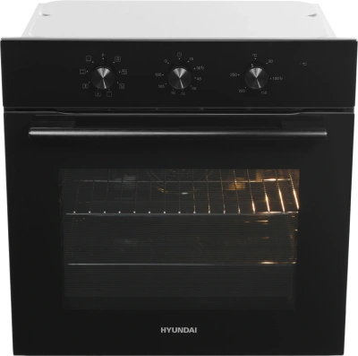 Духовой шкаф Электрический Hyundai HEO 66412 BG черный