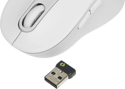 Мышь Logitech M650 белый/серый оптическая 4000dpi беспров. BT/Radio USB 4but (910-006392)