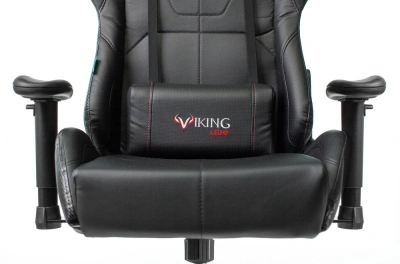 Кресло игровое Zombie VIKING 5 AERO Edition черный экокожа с подголов. крестов. пластик