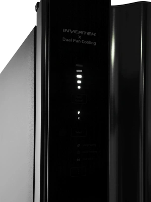 Холодильник Hitachi HRTN7489DF BSLCS 2-хкамерн. серебристый бриллиант глянц. инвертер