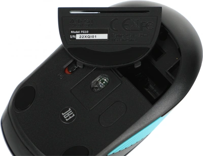 Мышь A4Tech Fstyler FG10 черный/синий оптическая 2000dpi беспров. USB 4but (FG10 BLUE)