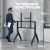 Стойка для телевизора Onkron TS2081 черный 70"-110" макс.120.5кг напольный мобильный