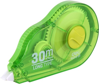 Лента коррект. Deli EH21301 30мх5мм ассорти корпус белый блистер