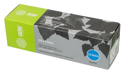Картридж лазерный Cactus CS-CF400X CF400X черный (2800стр.) для HP CLJ M252/252N/252DN/252DW/M277n/M277DW