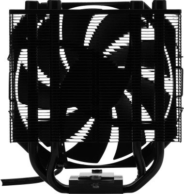Устройство охлаждения(кулер) ID-Cooling SE-224-XTS mini Soc-AM5/AM4/1200/1700/1851 черный 4-pin 16-32dB Al+Cu 180W 690gr Ret (SE-224-XTS MINI BLACK)